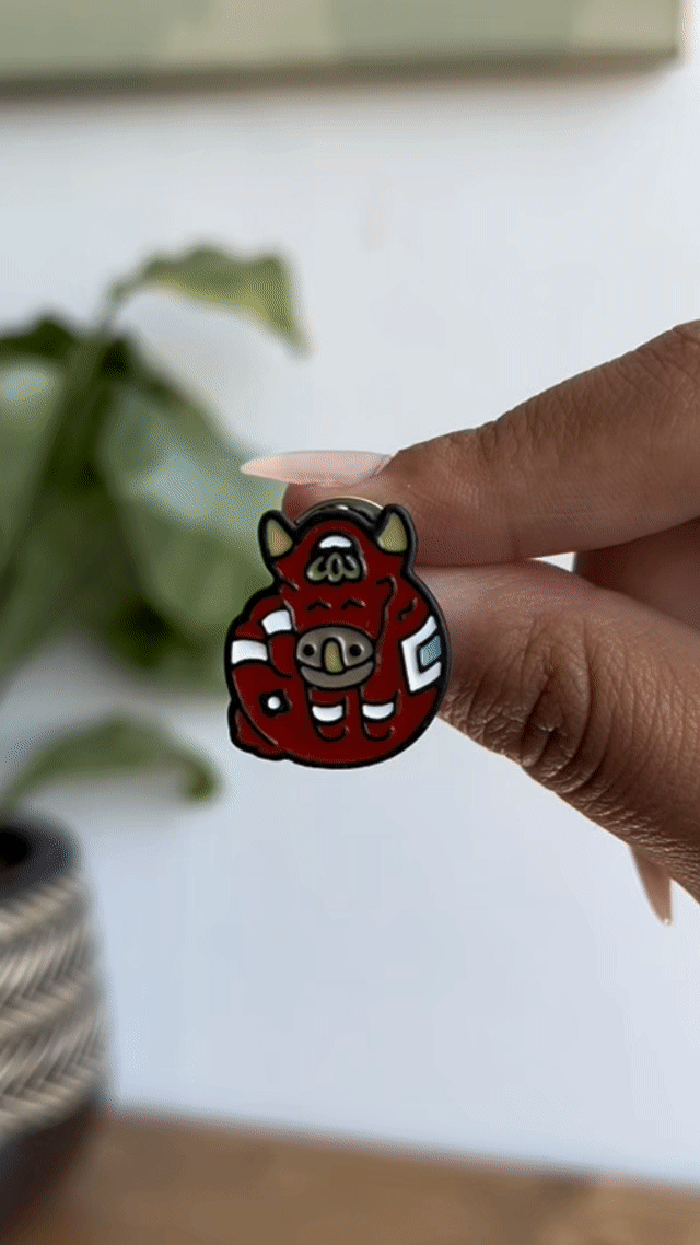 Pin metal Toritos