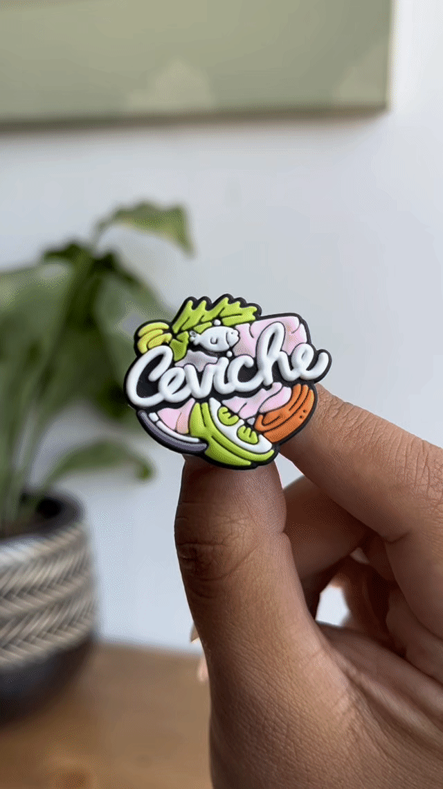 Pin plastico Ceviche