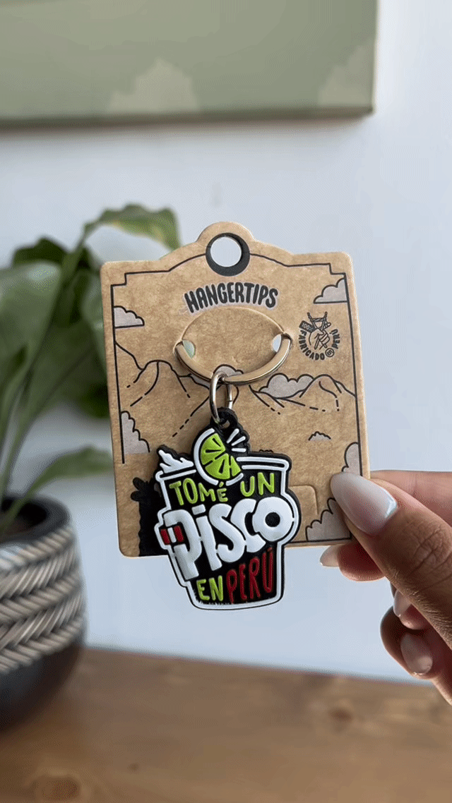 Llavero plastico Pisco