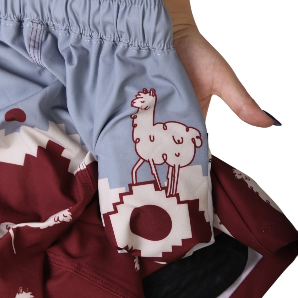 Boardshort Hombre Churi chacana vino