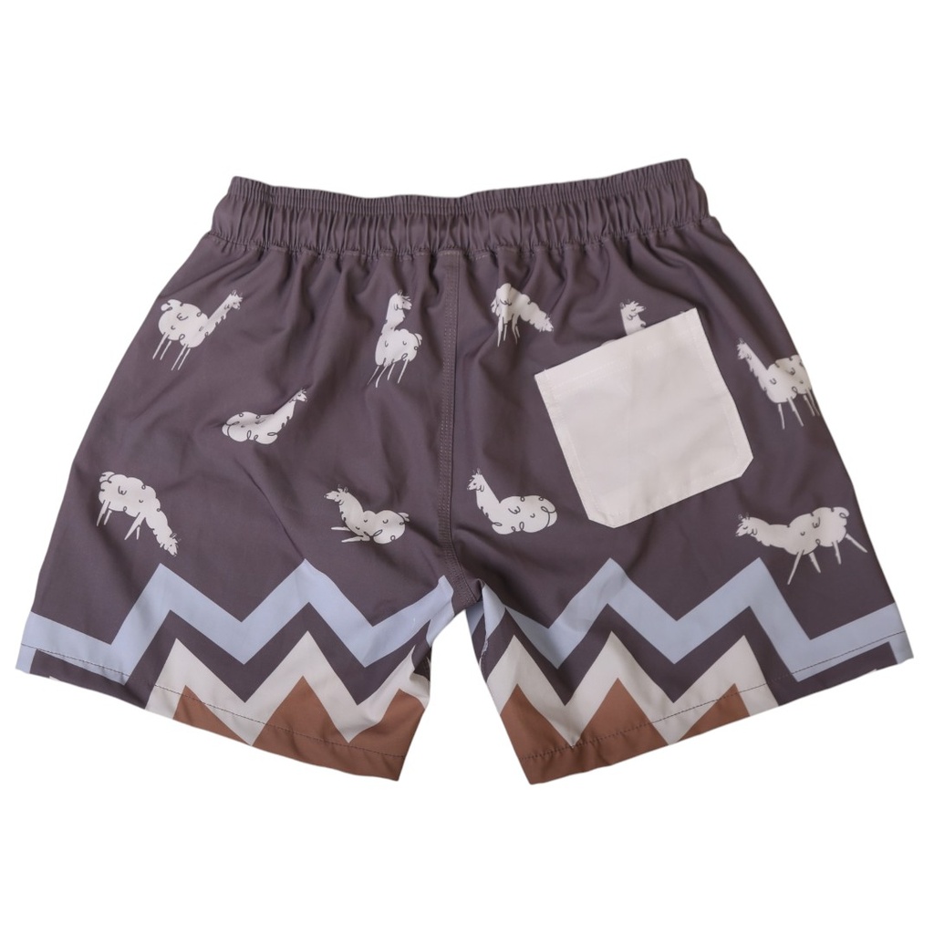 Boardshort Hombre Churi zigzag tierra
