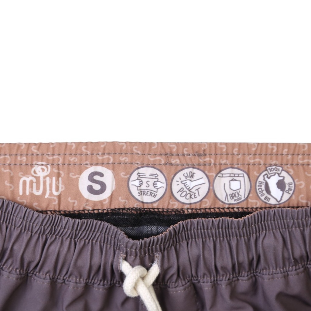 Boardshort Hombre Churi zigzag tierra