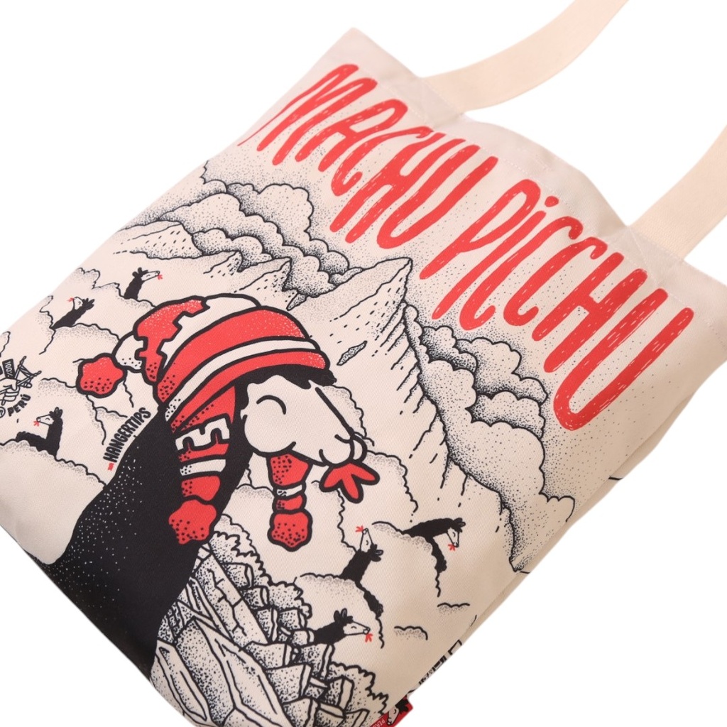 Cartera KusiMachuPicchu crema