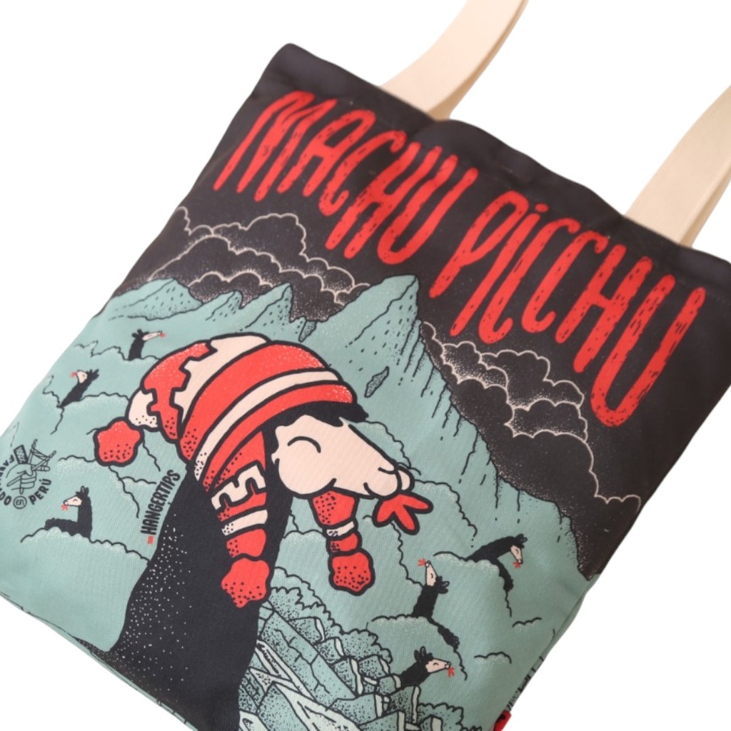 Cartera KusiMachuPicchu gris