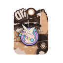 X Llavero plastico Llamicorn cara