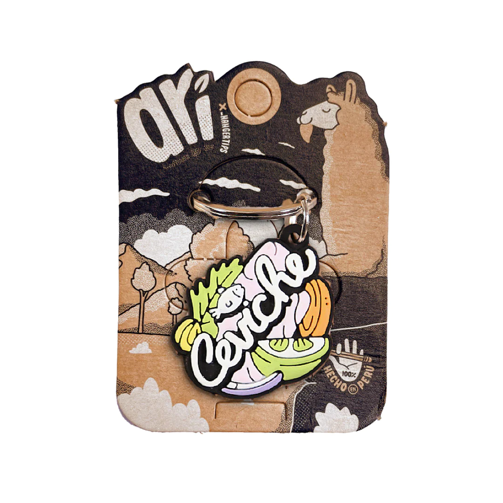 X Llavero plastico Ceviche