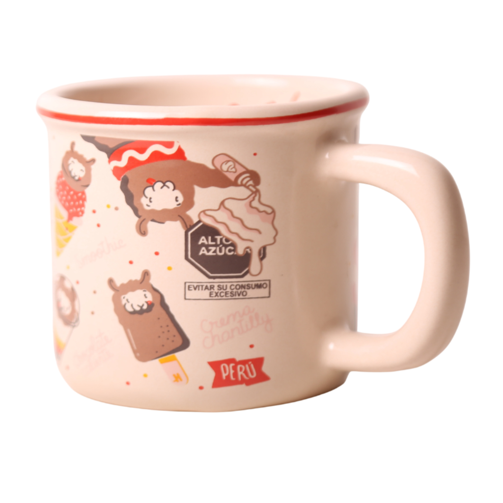 X Tazas vintage Yaw chantilly