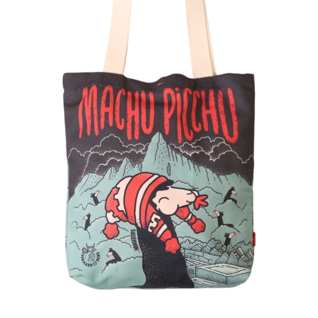 Cartera KusiMachuPicchu gris