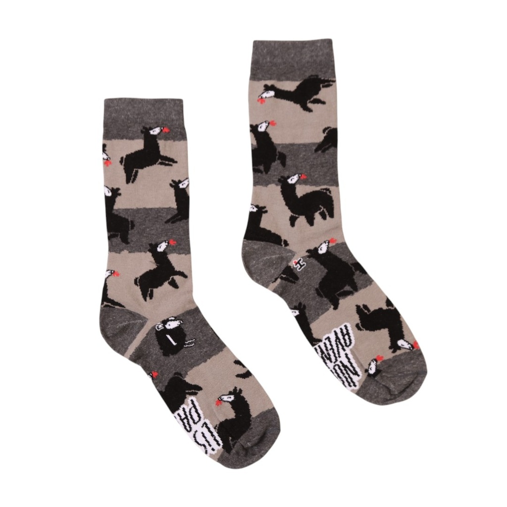 Medias Kusi listones grises