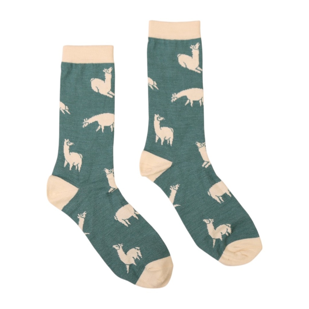 Medias Ari mosaico verde (HT)