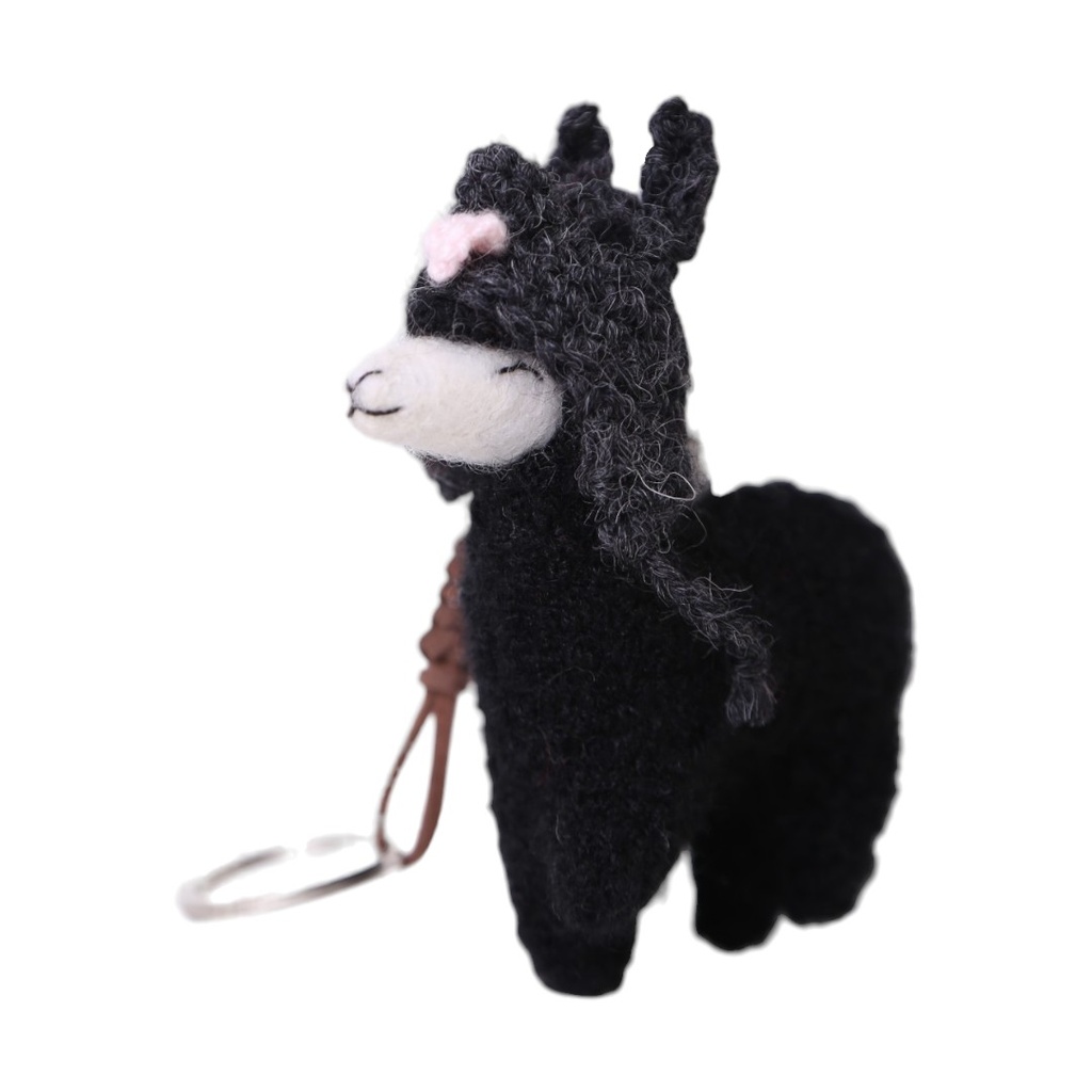 Llavero Alpaca Kusi (gorrito perro peruano)