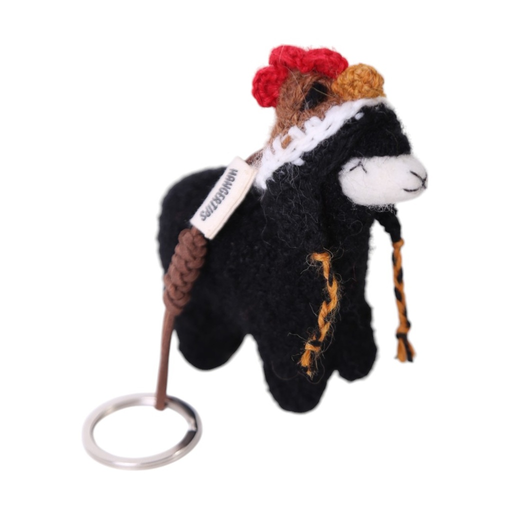 Llavero Alpaca Kusi (gorrito condor andino)