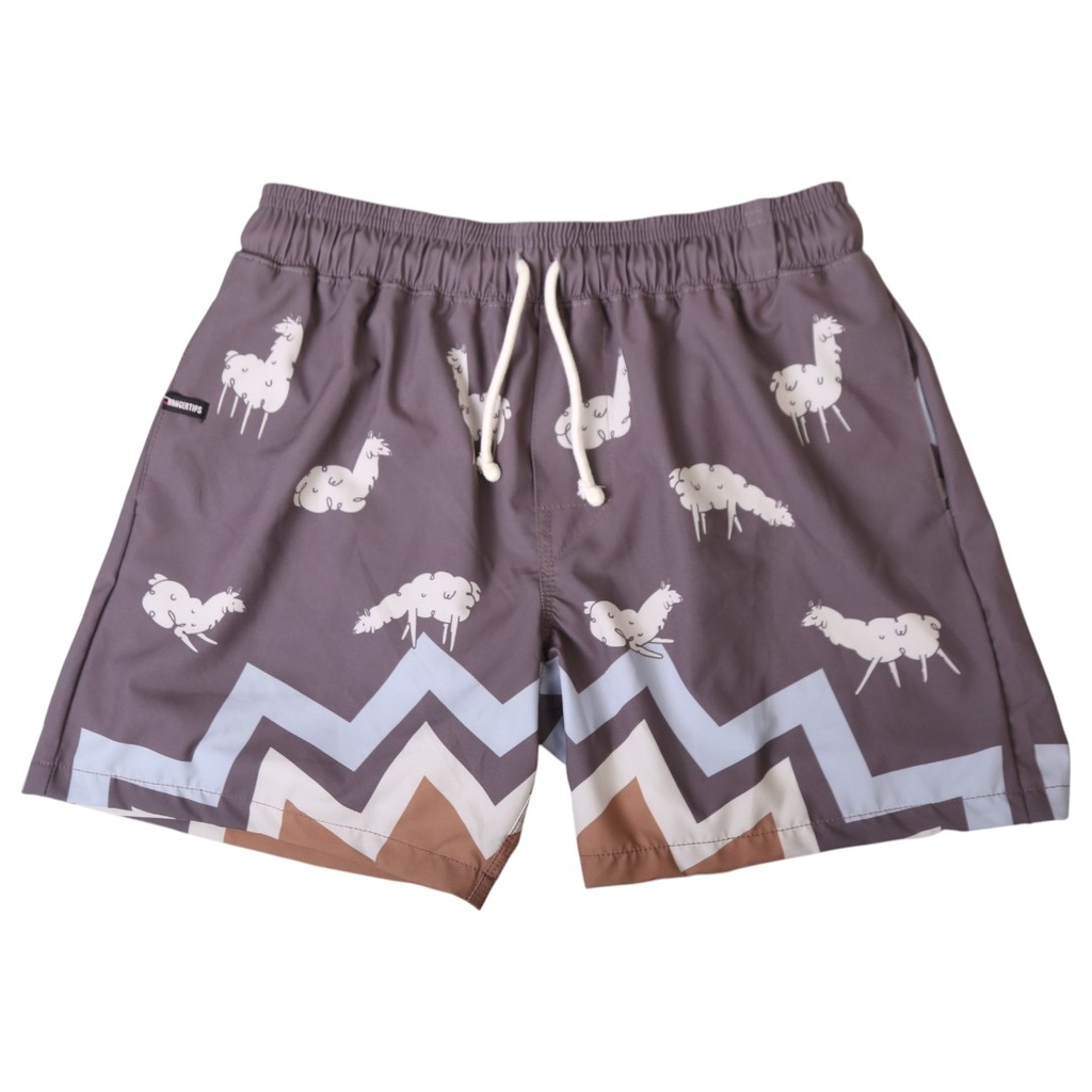Boardshort Hombre Churi zigzag tierra