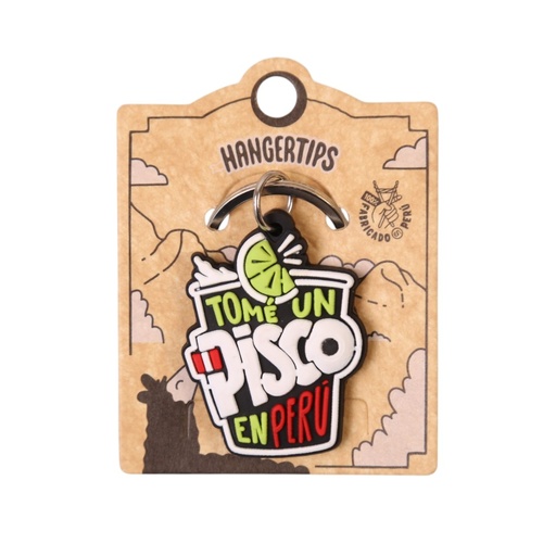 [15609] Llavero plastico Pisco