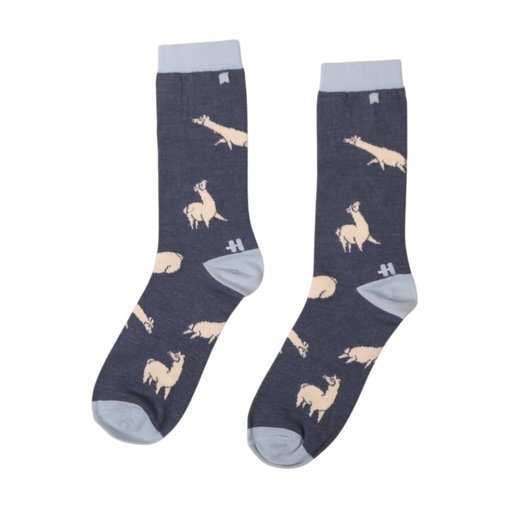 Medias Ari mosaico azul (HT)