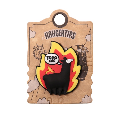 [15124] Pin plastico Llama fueguito