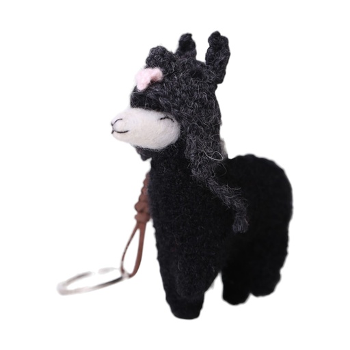 [15909] Llavero Alpaca Kusi (gorrito perro peruano)